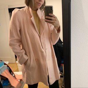 Vintage Pale Pink Wool Coat